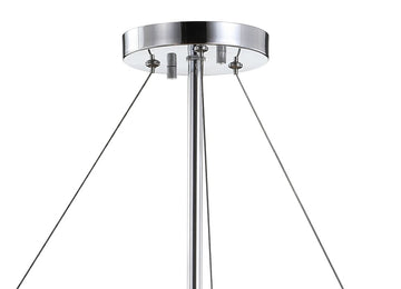 Sheila 24" Marble/Metal LED Chandelier - JONATHAN Y